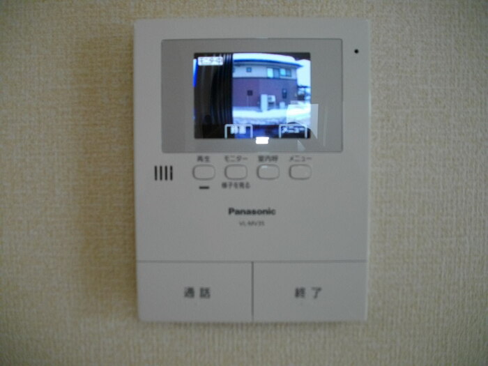 セキュリティ　モニター付きインターホン