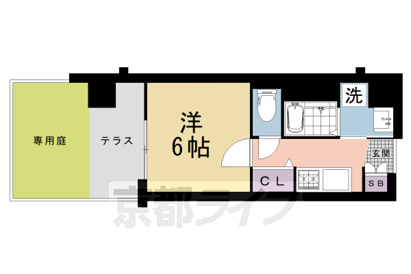 アクアプレイス京都千本丸太町の間取り写真