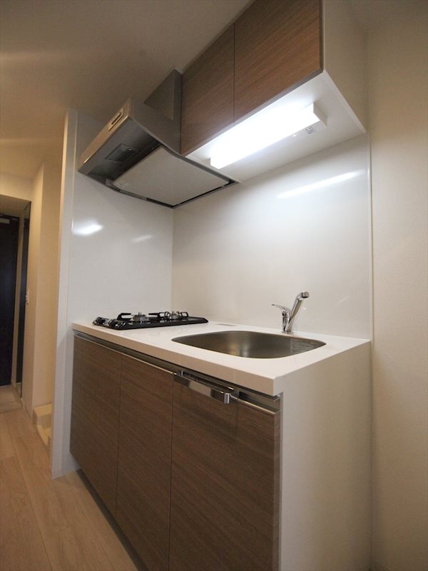 キッチン　システムキッチン（ガス2口コンロ付）