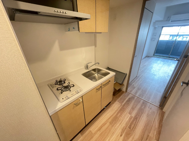 キッチン　２０１号室の写真です。