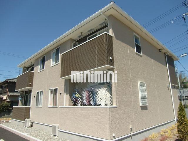 建物外観　ブラウンの落ち着いた外観です