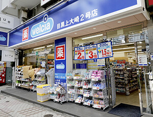 ドラックストア　ウエルシア目黒上大崎2号店（ドラッグストア）まで314m
