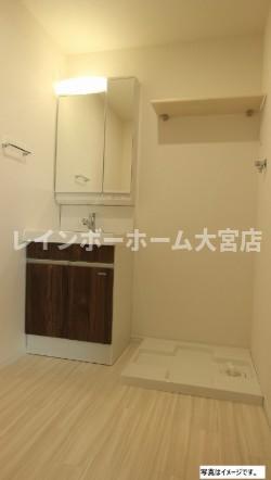 洗面設備　同仕様参考写真です。
