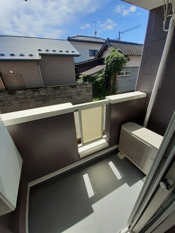 バルコニー　広々としたバルコニーです
