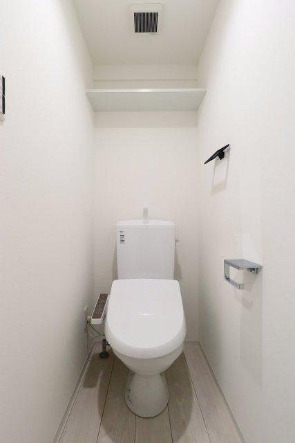トイレ　ゆったりとした空間のトイレです