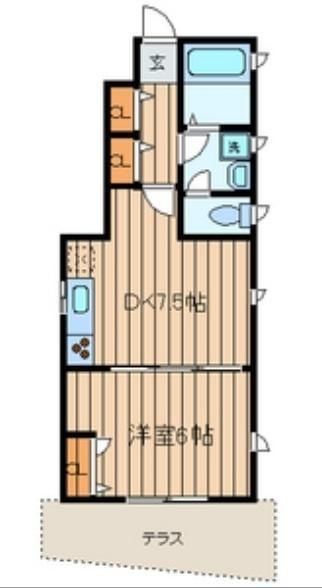 アヤメゾン初台の間取り写真