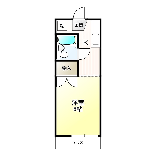 ドミールサカイの間取り写真