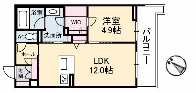 アズール牛田本町の間取り写真