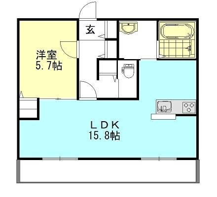 Calm Hills 5番館の間取り写真