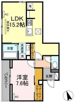 ＪＲ高徳線 佐古駅 徒歩15分 3階建 築4年の間取り写真