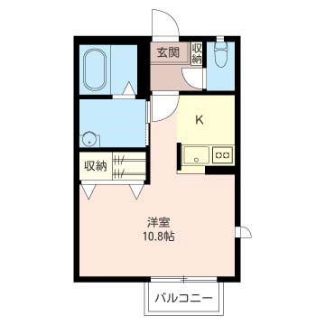 グリーンヒルKVの間取り写真