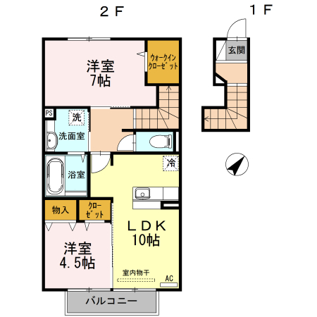 オルテンシアの間取り