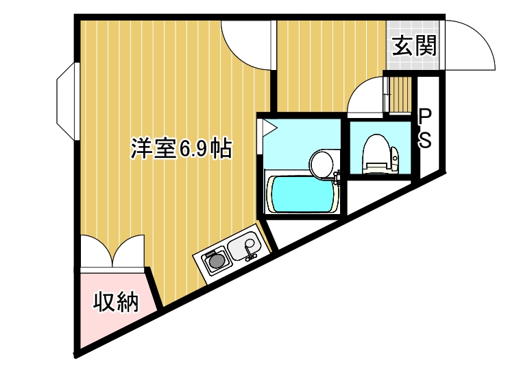 シュタットハウスの間取り