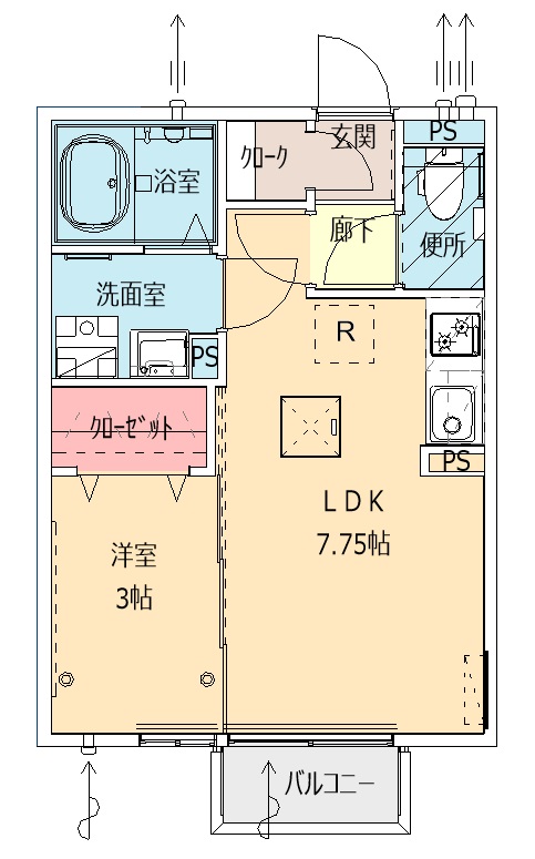 ラ・モーナの間取り