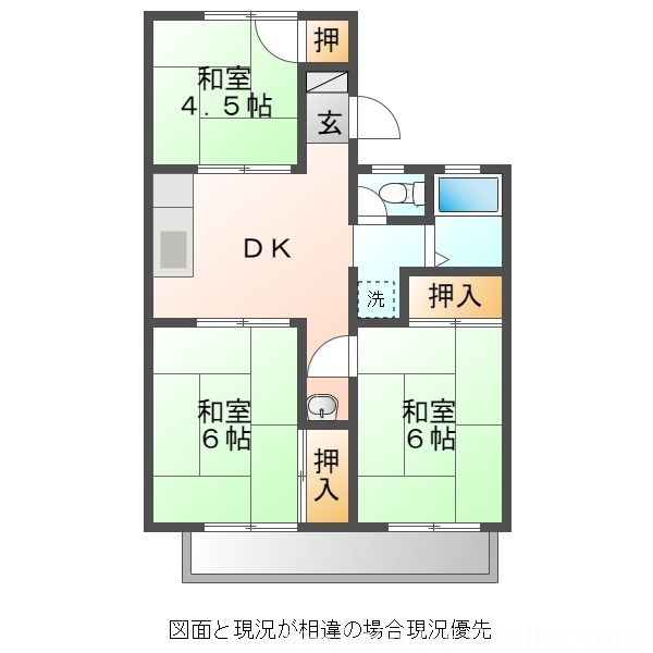 ハイツ伊藤の間取り