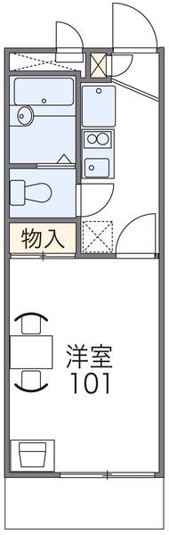 レオパレスＳＫＹ　ＣＯＵＲＴの間取り