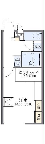 レオパレス観音堂の間取り