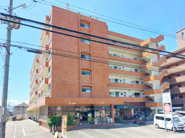 【松山市辻町のマンションの建物外観】