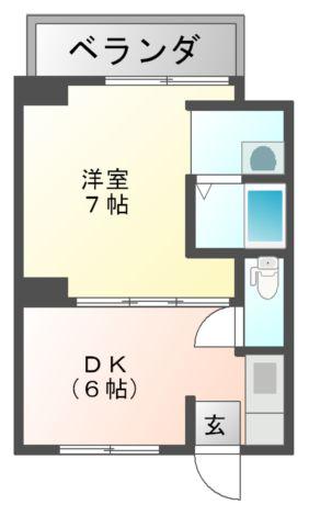 ヴィラナリー備前1号棟の間取り