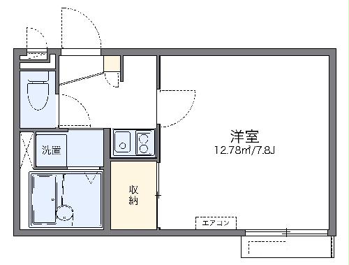 レオパレス石田森南の間取り