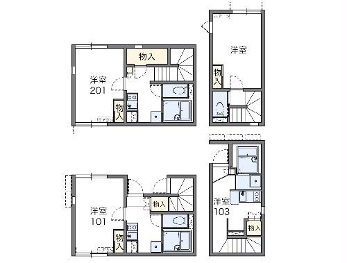 レオネクスト本厚木の間取り