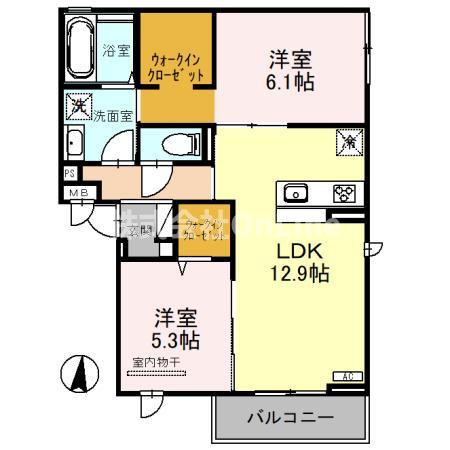 ソレイユ太子の間取り