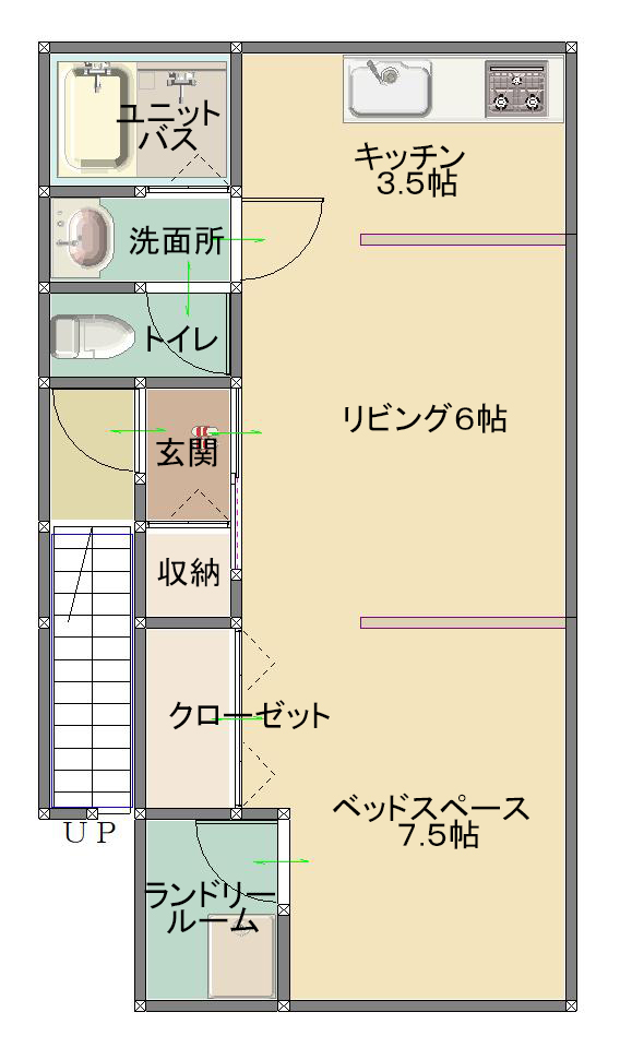 COMFORT下長の間取り