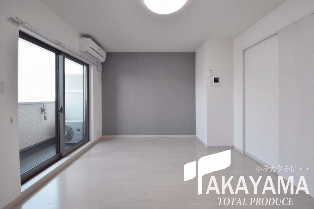 キッチン　洋室角度別、ホワイト調の明るいお部屋です★