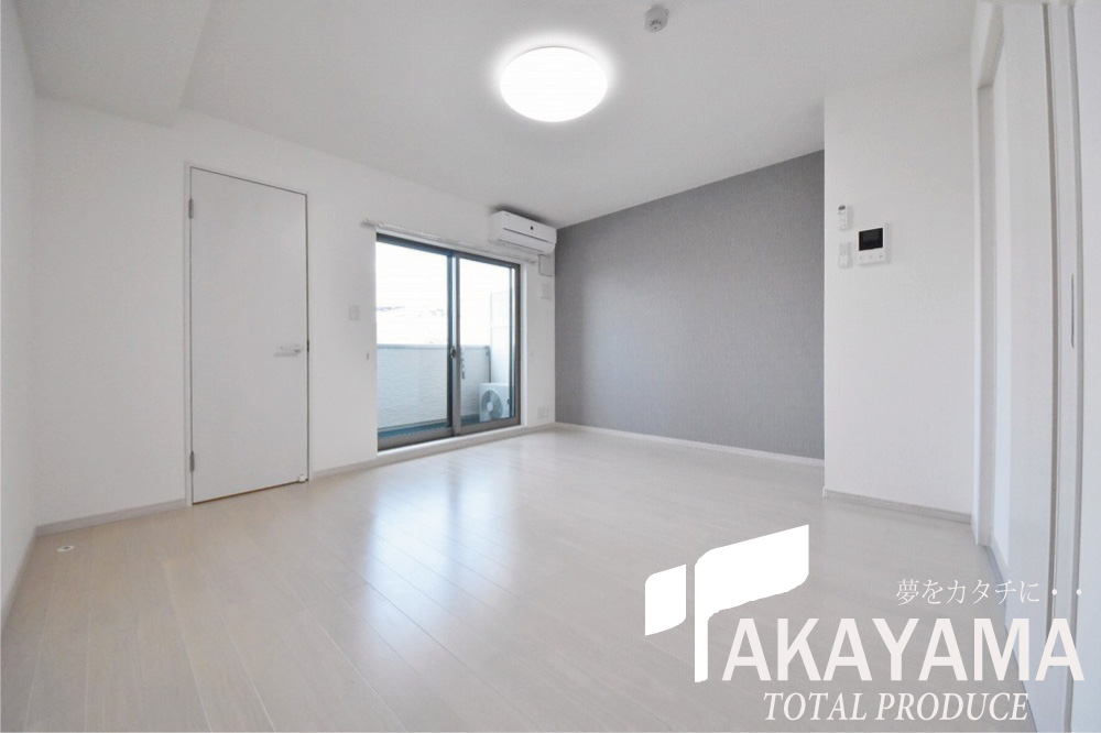 バス・シャワールーム　洋室角度別、デザインクロスのワンポイトでお洒落なお部屋★