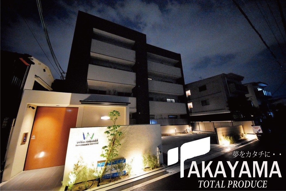 建物外観　夜の外観写真です★明るくて安心です♪