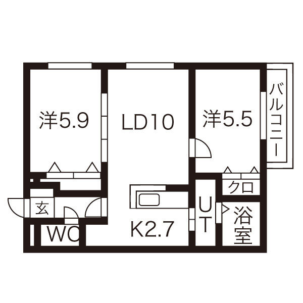 リッツハウス山の手の間取り写真