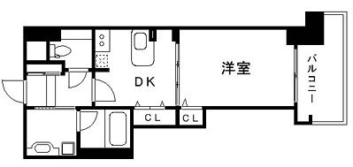 兵庫県神戸市中央区加納町２（マンション）の賃貸物件の間取り