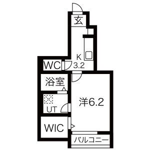 ルミナス西中田の間取り