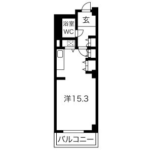 品川区上大崎のマンションの間取り