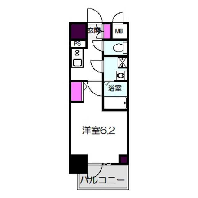 エスリード長居公園PARK AVENUEの間取り