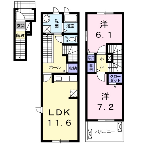 ラフレシールの間取り