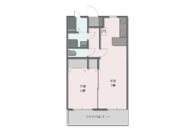 延岡市大貫町のマンションの間取り