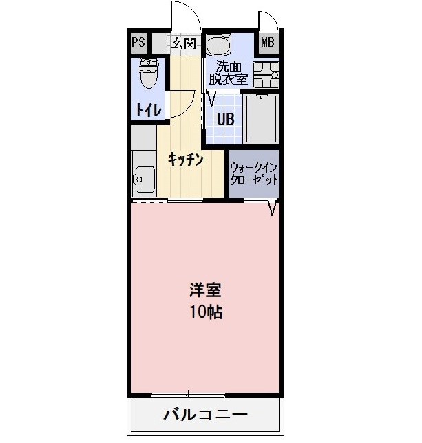 小諸市大字御影新田のアパートの間取り