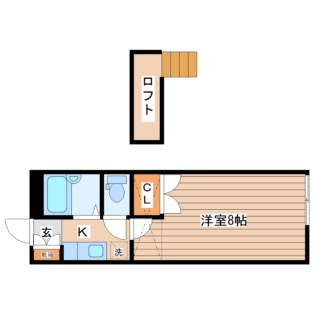 向山サンヒルズの間取り