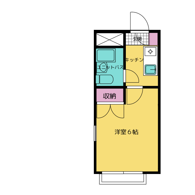 府中グランセの間取り