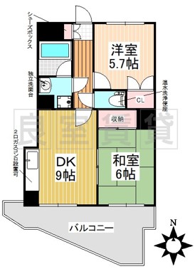 ディーベス23の間取り