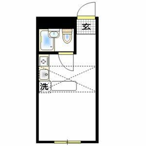 松戸市南花島のアパートの間取り