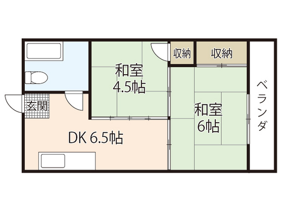 広島市中区舟入町のマンションの間取り