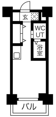 川崎市川崎区榎町のマンションの間取り