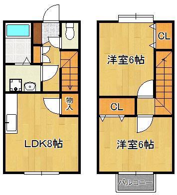 アムール　アンフィニの間取り