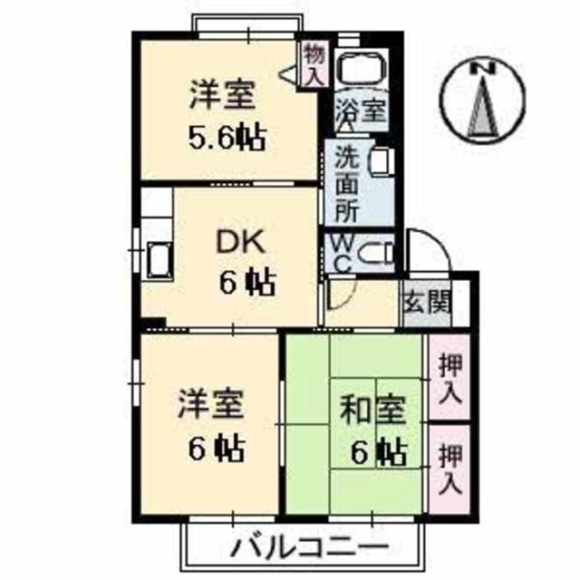 シャーメゾン　ウィンズ　Ａ棟の間取り