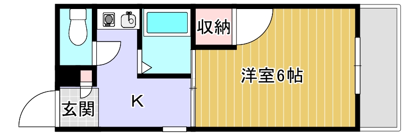 広島市安佐南区祇園のマンションの間取り