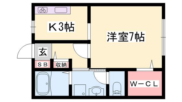 神和町壱番館の間取り