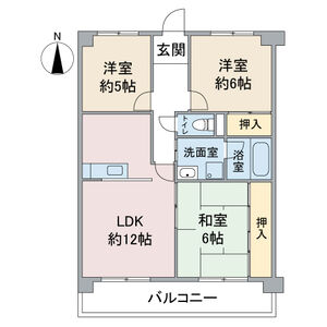 シャンポール葵の間取り