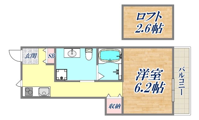 ヴィアノ芦屋親王塚の間取り